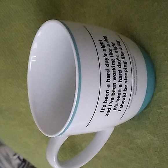 The Beatles It’s Been A Hard Day’s Night Lyric Coffee Mug - Picture 3 of 8